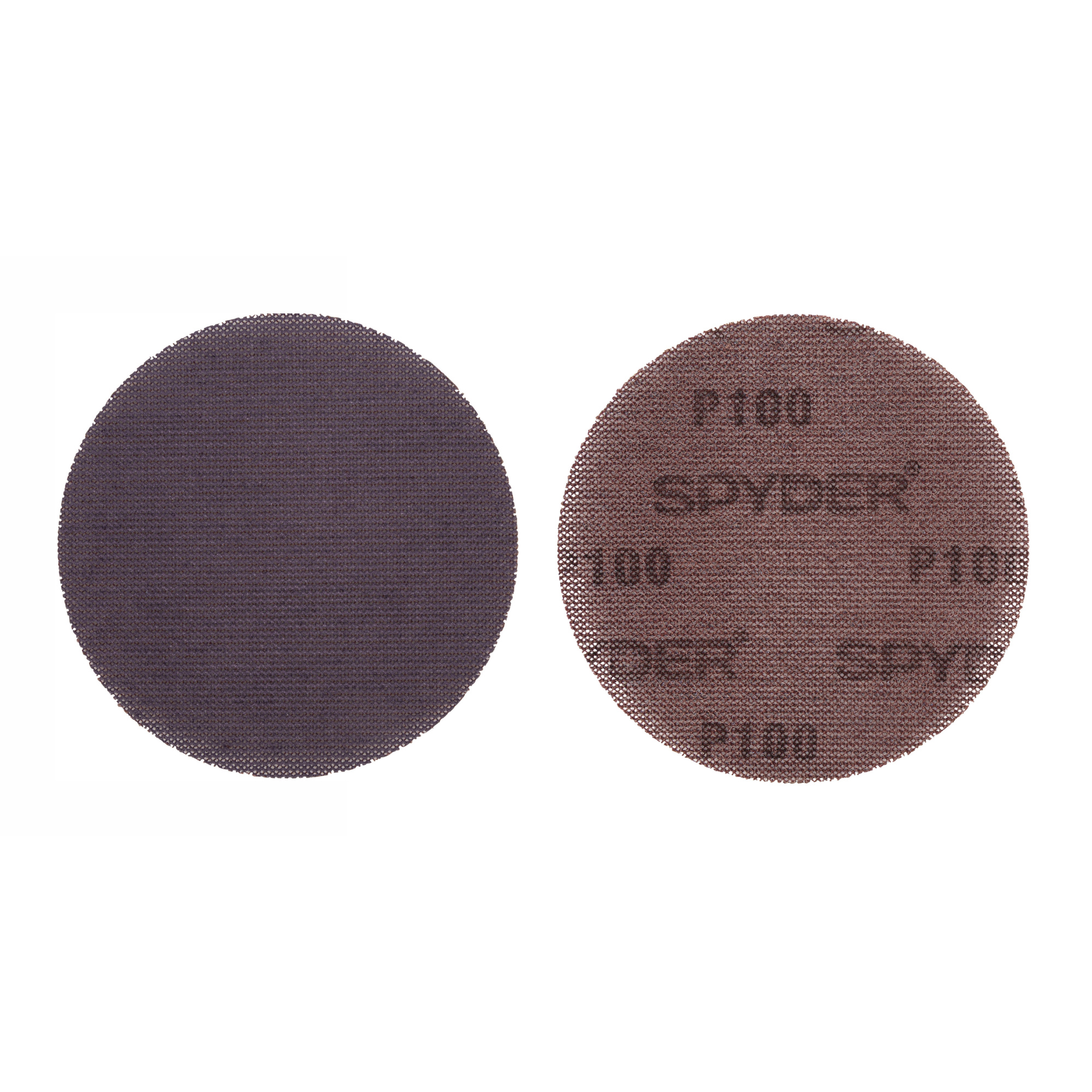 Spyder Ceramic Net Hook and Loop Sanding Discs — 5in., 100 Grit, 50 Pack, Model# 500069